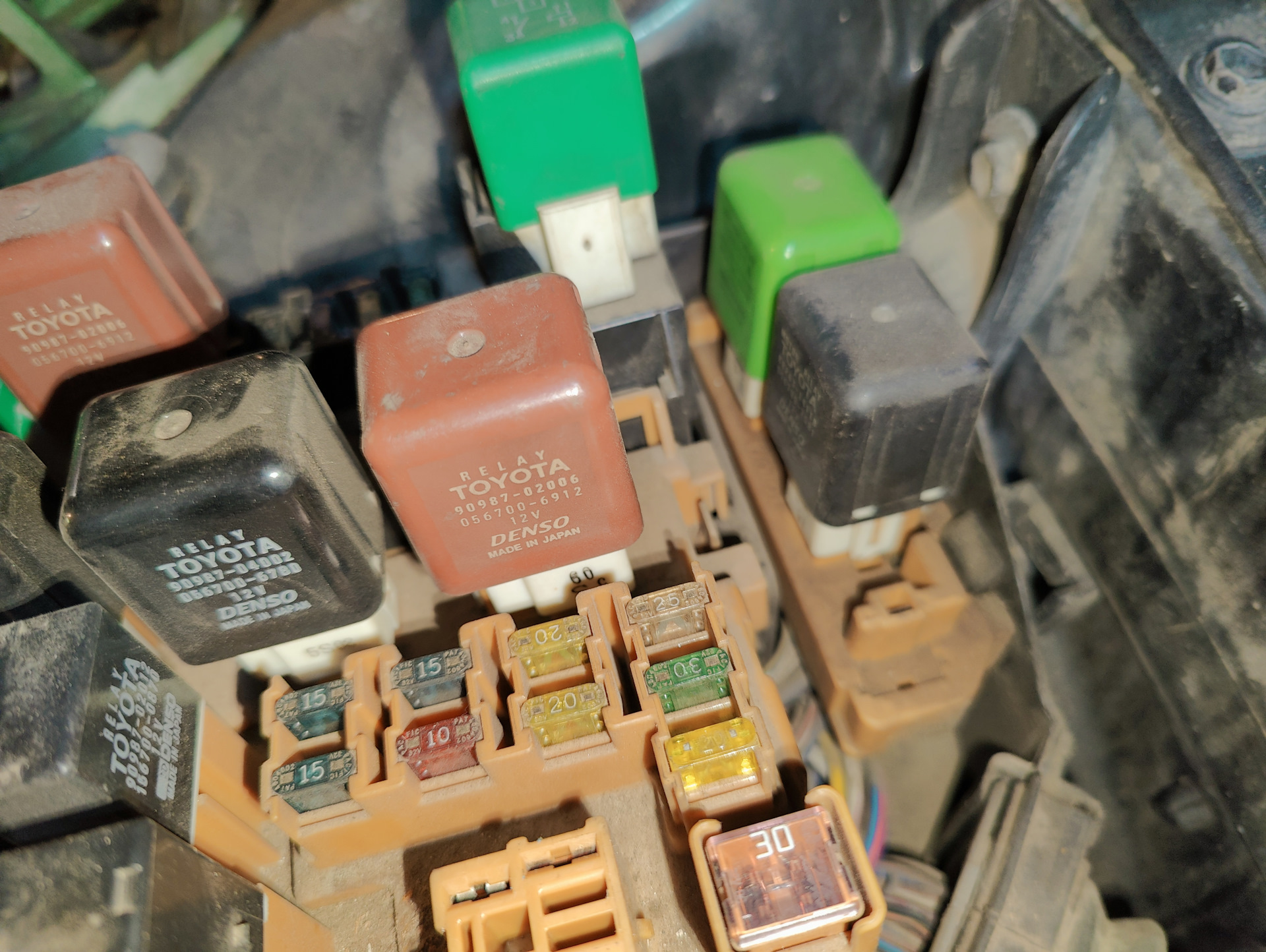 Установка стартера SAT — Toyota Mark II (100), 2,5 л, 1997 года ...