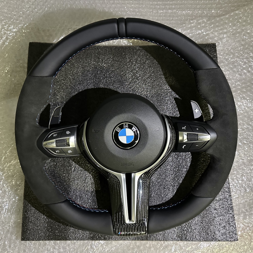 Руль BMW M Performance на F10/F01/F13 на BMW 5 series (F10), BMW 5 series  Gran Turismo (F07), BMW 6 series (F13), BMW 7 series (F01/02). | 30 000 ₽ в  городе Казань | DRIVE2