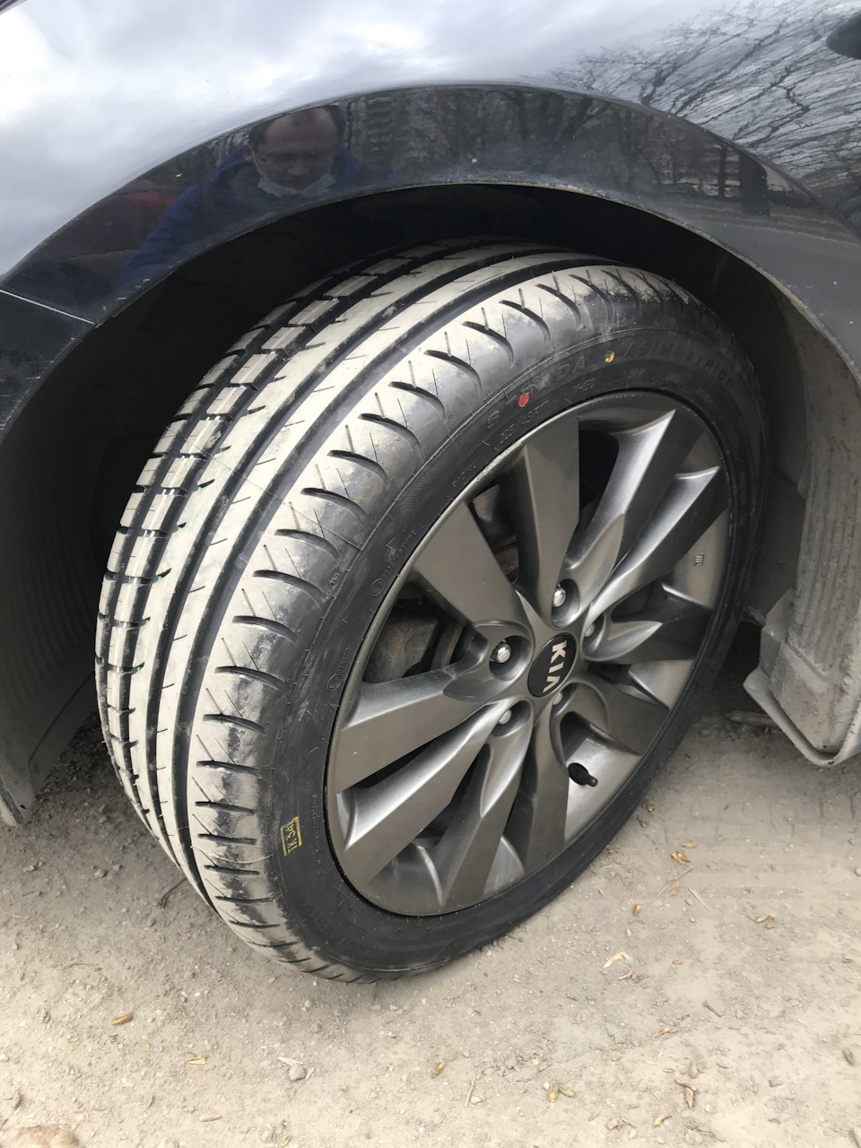Viatti strada лето 225/45/17 — KIA Ceed (2G), 1,6 л, 2016 года | шины ...