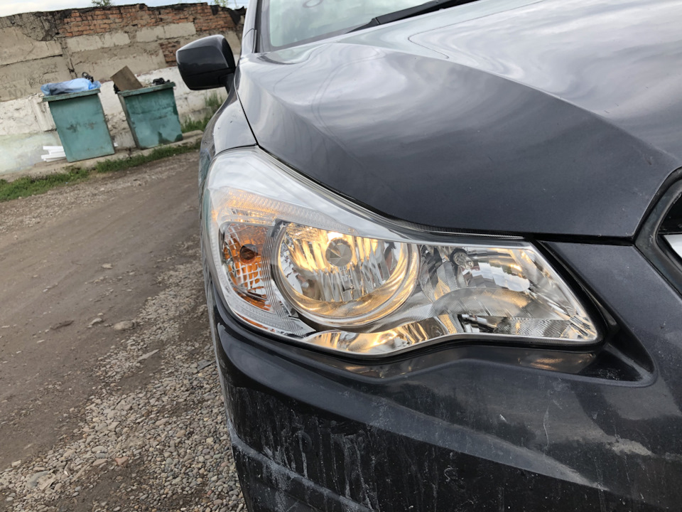 Полировка фар паром — Subaru Impreza (GJ/GP), 1,6 л, 2012 года ...