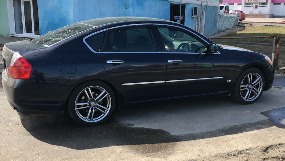 Летняя резина, прокладки клапанных крышек. — Nissan Fuga (1G), 3,5 л ...