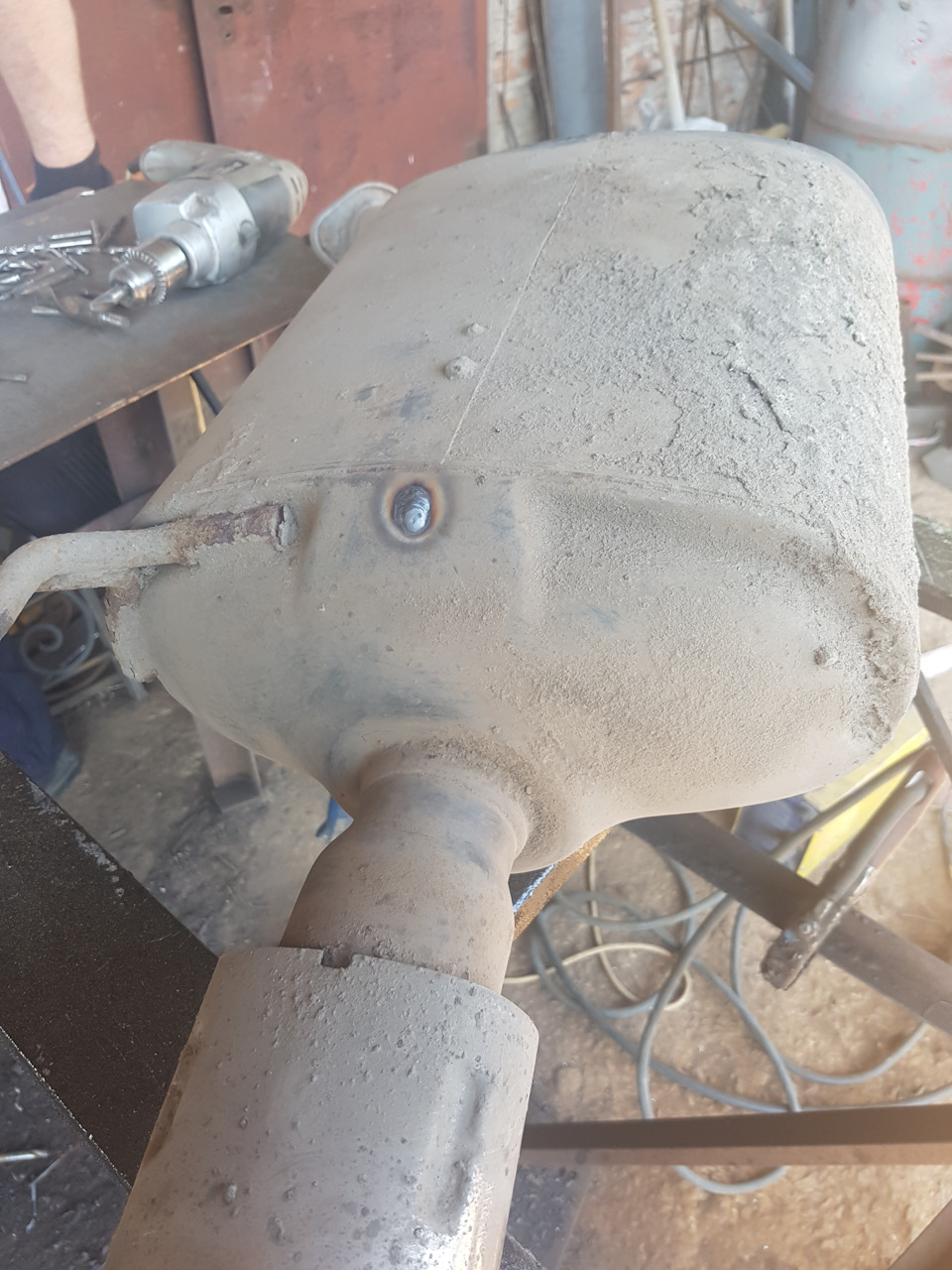 Звон в глушителе — Infiniti M (3G), 3,7 л, 2013 года | своими руками ...