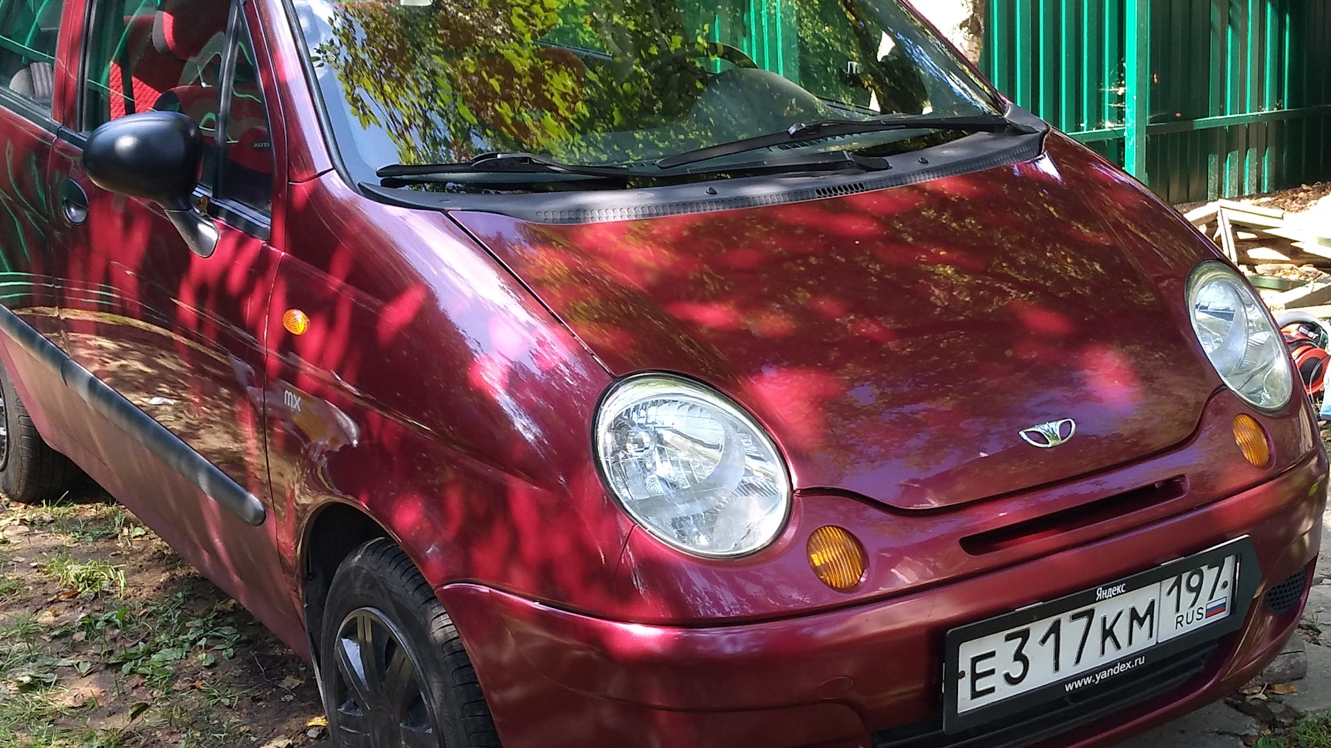 Daewoo Matiz (M100, M150) 0.8 бензиновый 2010 | Цвет Спелая вишня на DRIVE2