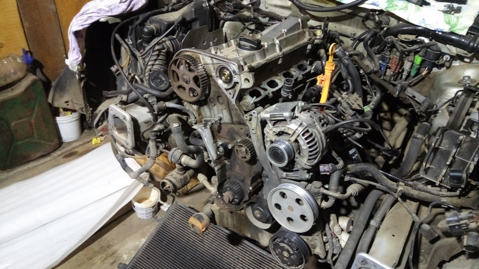 борьба с детонацией 3…замена ГРМ, МСК, направляющих клапанов, башмаков ...