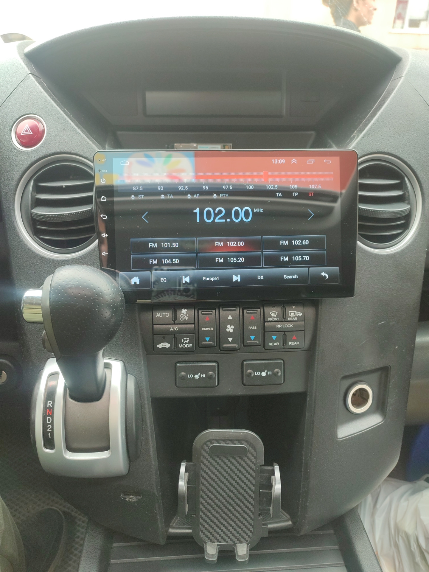 Магнитола — Honda Pilot (2G), 3,5 л, 2008 года | аксессуары | DRIVE2