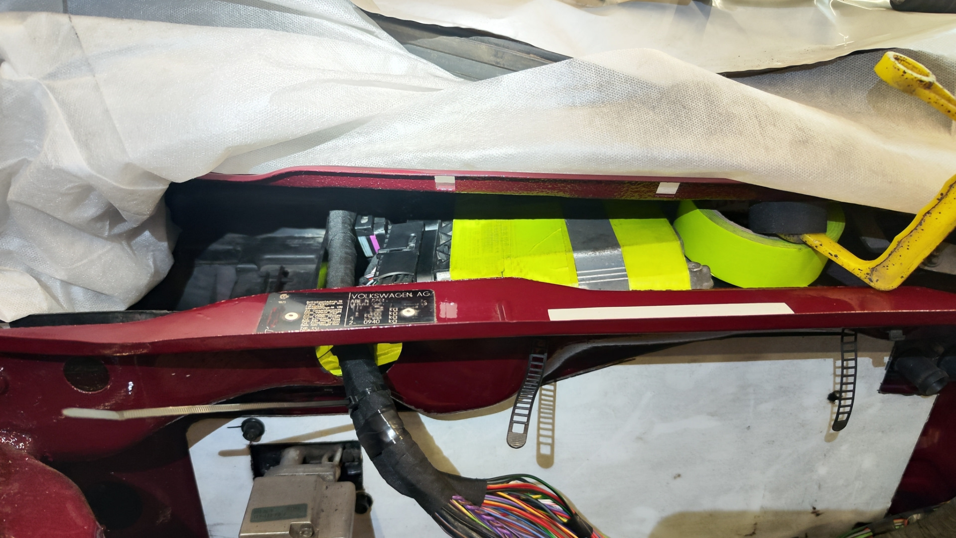 Swap 3,2 axz #7 жгут проводов ЭБУ — Volkswagen Passat Variant (B3), 3,2 ...