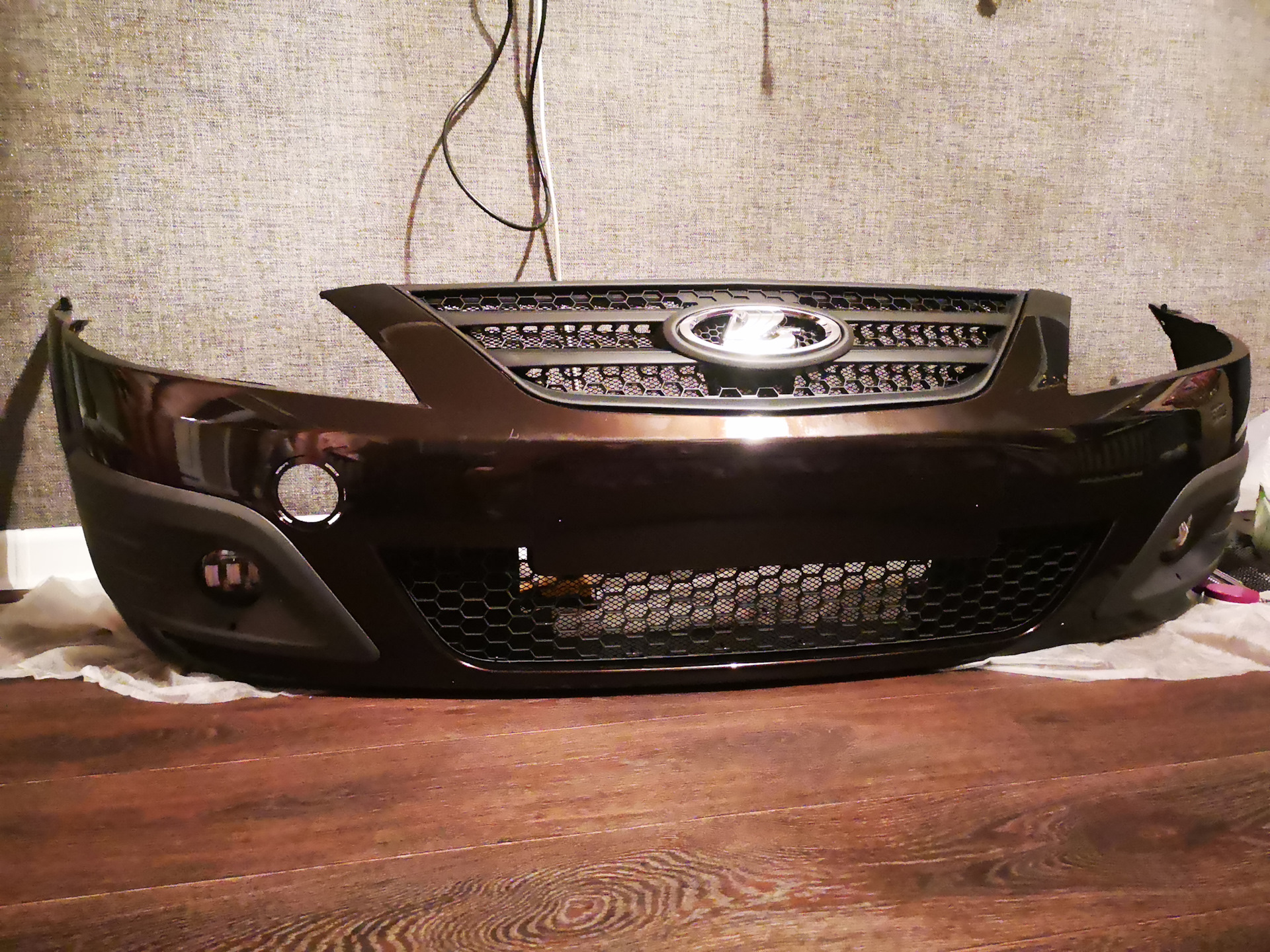 Решетка сетка — Lada Ларгус, 1,6 л, 2014 года | своими руками | DRIVE2