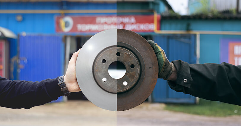 Проточка тормозного диска — Peugeot 308 SW (2G), 1,6 л, 2015 года ...