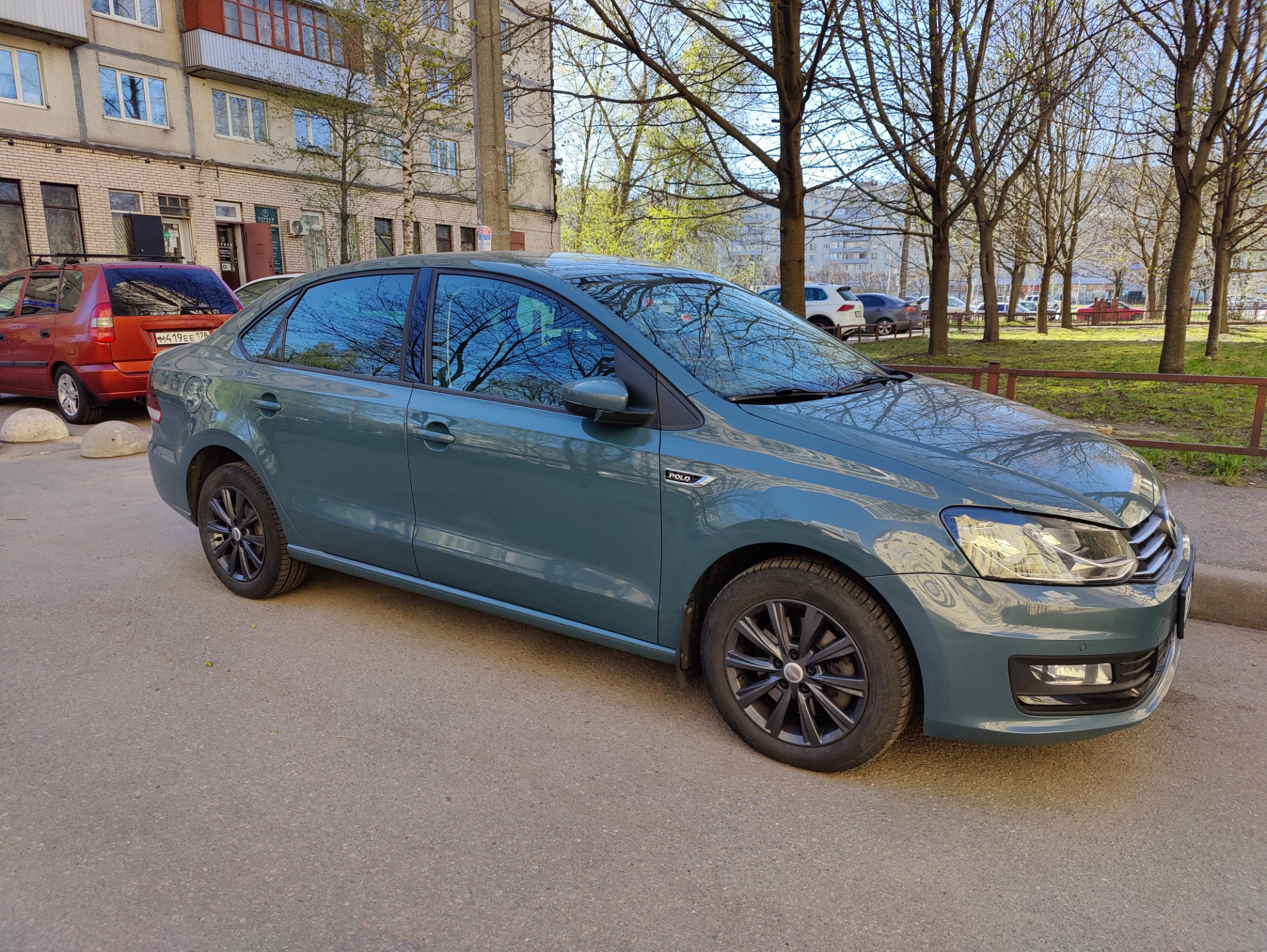 Диски на лето :) — Volkswagen Polo Sedan, 1,6 л, 2019 года | колёсные ...