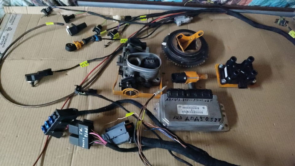 Переход с впрыска Digifant на Январь — Audi 80 (B4), 2 л, 1991 года ...