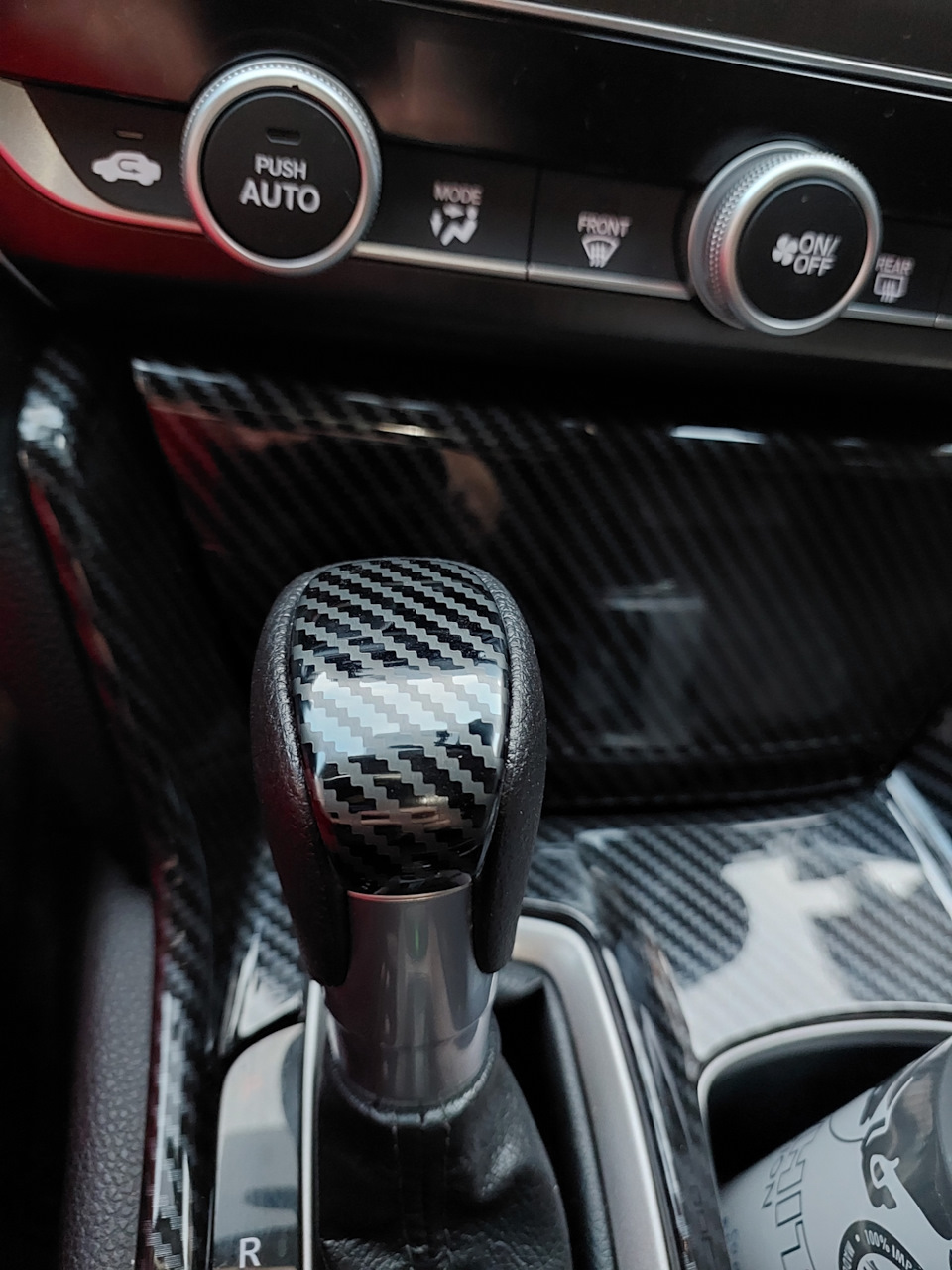 Карбоновые вставки часть 2 — Honda Accord (10G), 1,5 л, 2019 года ...