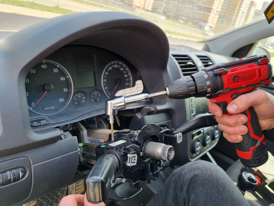 Замок зажигания Golf 5 или снова на ходу — Volkswagen Golf Mk5, 1,6 л ...