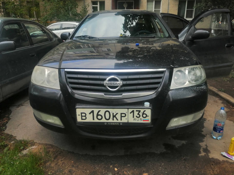 Полировка фар шуруповертом — Nissan Almera Classic (B10), 1,6 л, 2006 ...