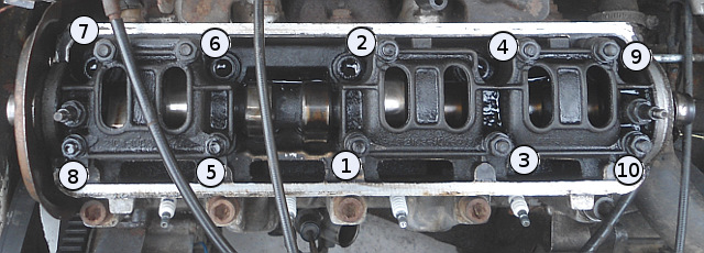 Порядок затяжки головки блока (гбц)