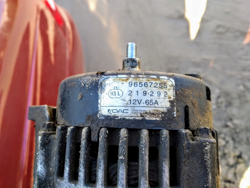 Генератор, диодный мост замена. — Daewoo Matiz (M100, M150), 0,8 л ...