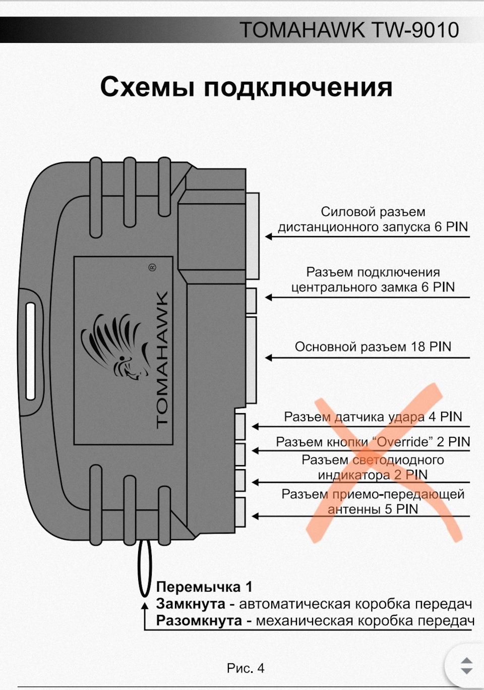 Подключаем сигнализацию с автозапуском tomahawk 9010 — DRIVE2