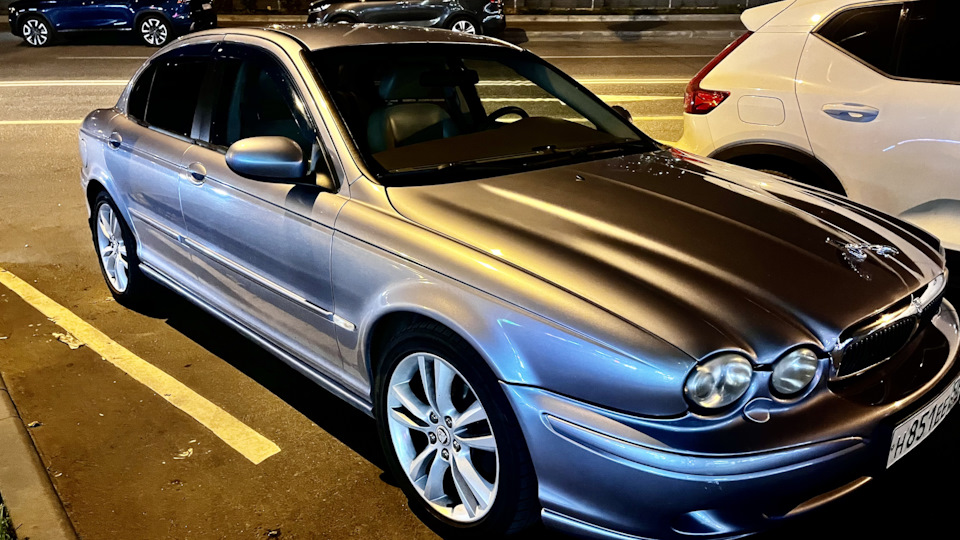 Jaguar X-Type Серый кот