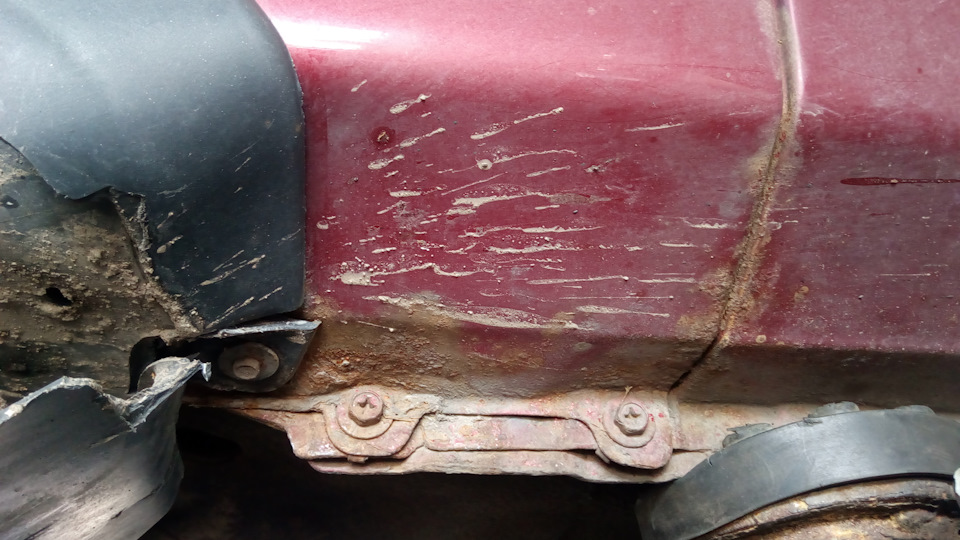 Коррозия порогов — Daewoo Lanos, 1,5 л, 2007 года | поломка | DRIVE2