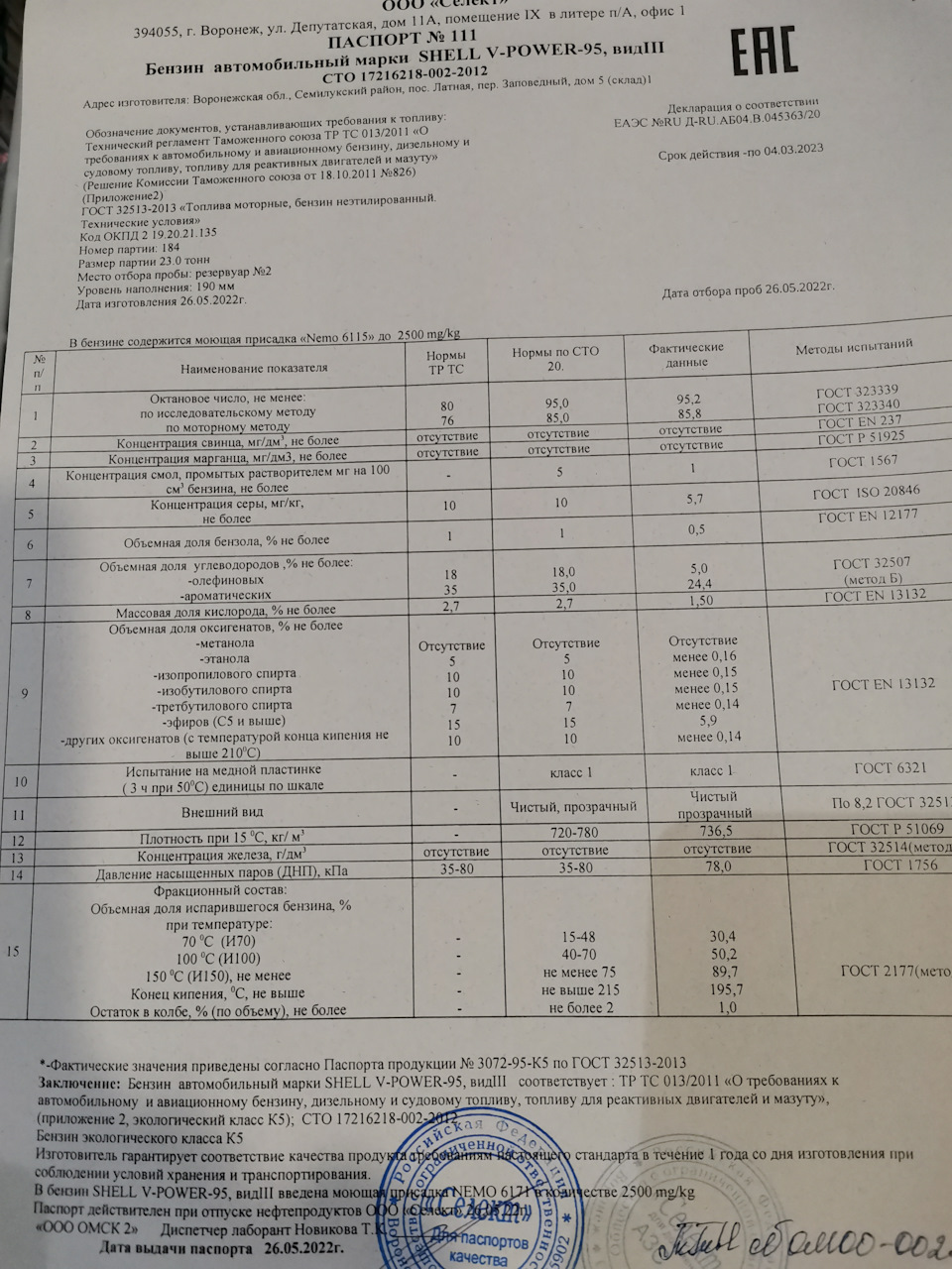 какой бензин вместо shell спб 2022