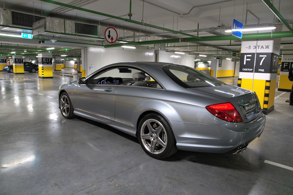 Mercedes Benz cl216 AMG серый