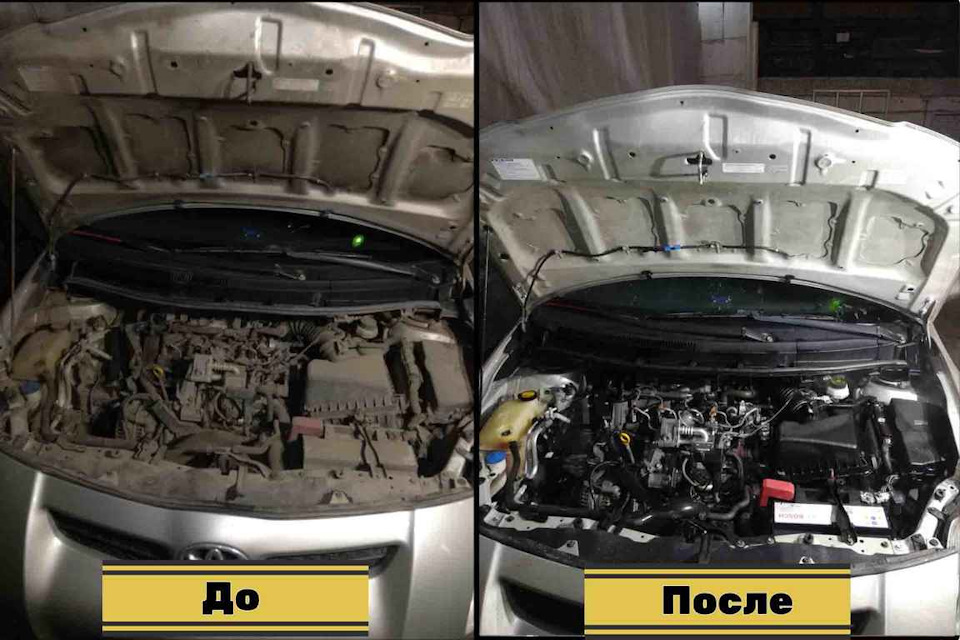 Мойка двигателя паром. Тойота Аурис — CarLife на DRIVE2