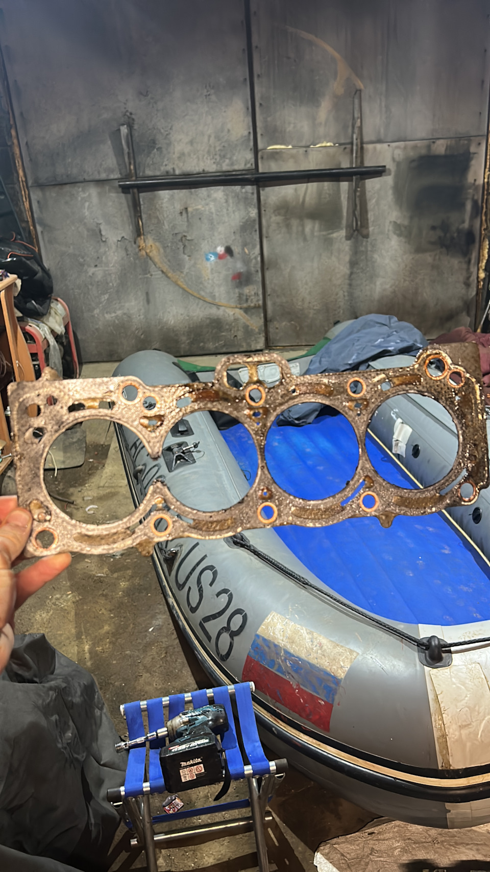 Прогорела прокладка ГБЦ — Toyota Carina (6G), 1,8 л, 1995 года ...