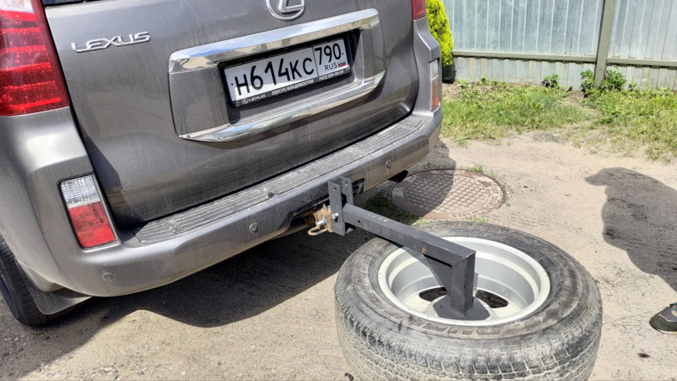 Прикупил на заказ кронштейн для запаски — Lexus GX (URJ150), 4,6 л ...