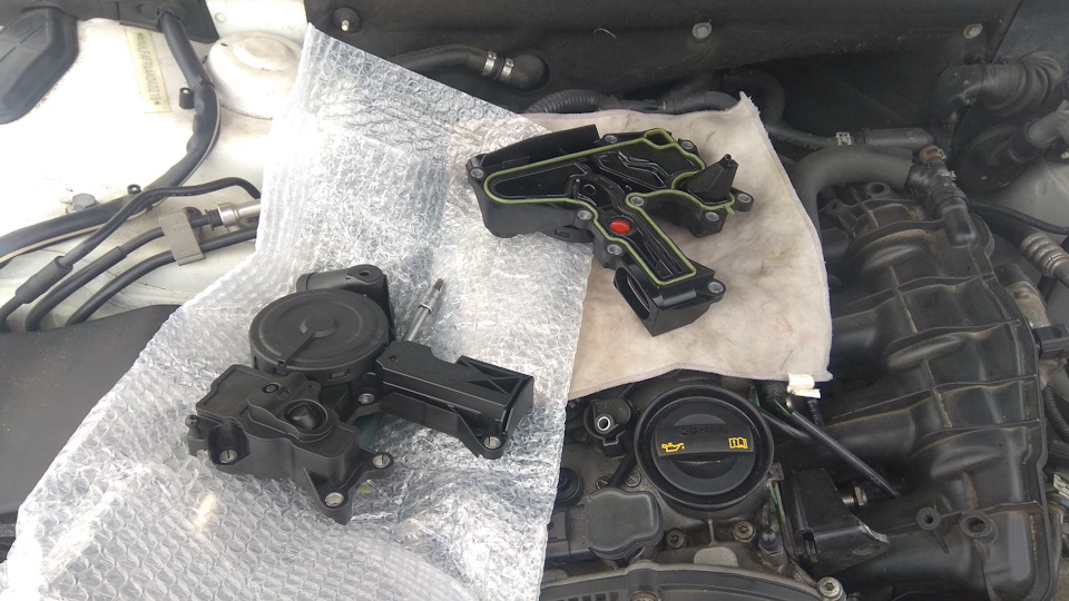 Как проверить маслоотделитель ауди