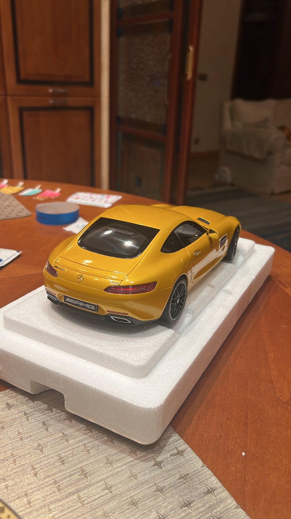 Масштабная модель 1:18 Autoart — Mercedes-Benz AMG GT, 4 л, 2015 года |  другое | DRIVE2