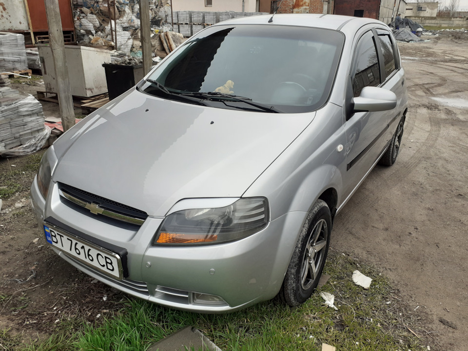 после — Chevrolet Aveo 5-door (1G)