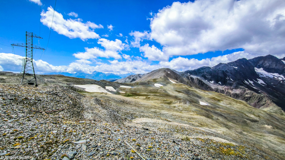 На вершине Куртатинского перевала. — Mitsubishi Pajero Sport (2G)