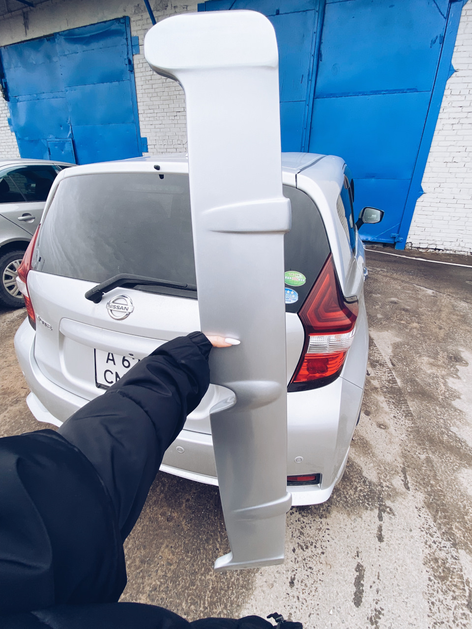 Спойлер — Nissan Note e-Power, 1,2 л, 2017 года | тюнинг | DRIVE2
