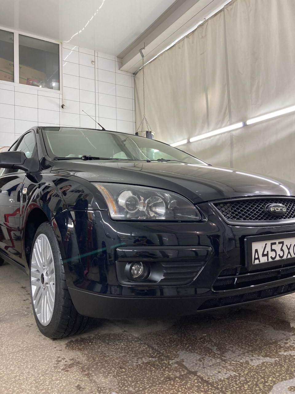 Покраска морды и порогов — Ford Focus II Sedan, 1,8 л, 2007 года | кузовной  ремонт | DRIVE2