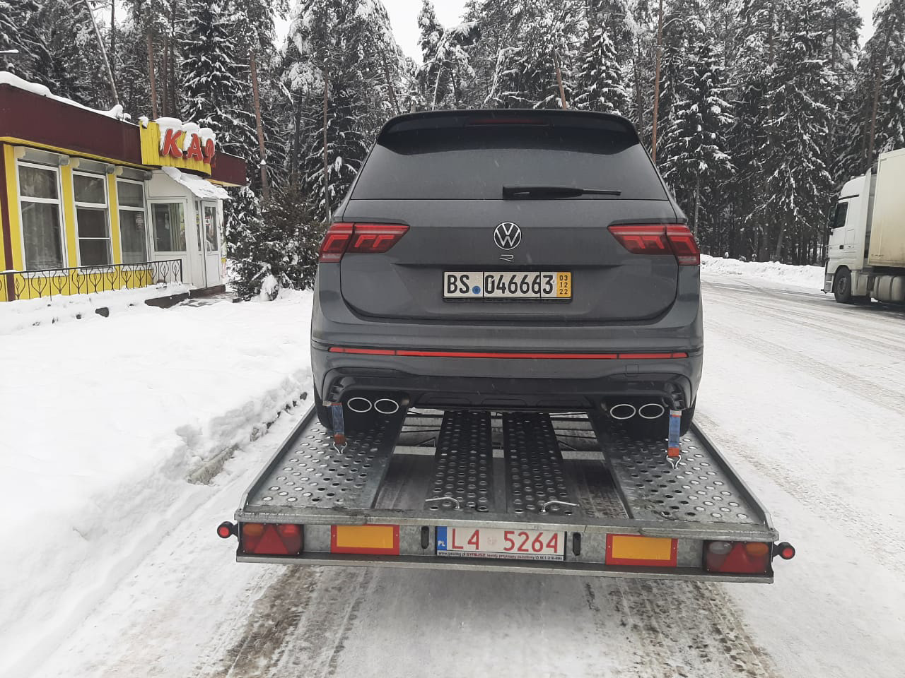 Конфискация машин пригнанных из Европы — Volkswagen Tiguan (2G), 2 л, 2022  года | прикол | DRIVE2