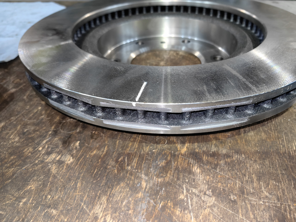 Проточка и балансировка тормозных дисков — Mitsubishi Pajero (4G), 3,8 ...