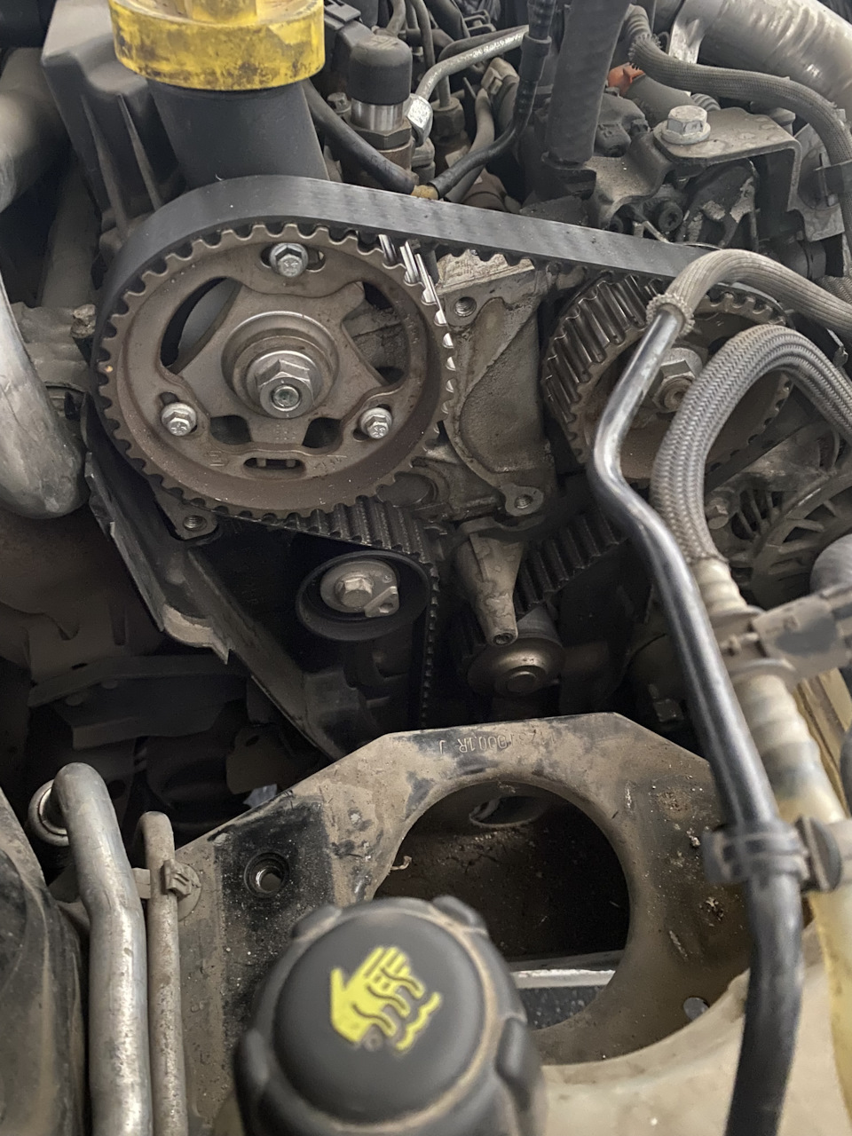 Замена ГРМ и помпы — Renault Laguna III, 1,5 л, 2008 года | расходники ...