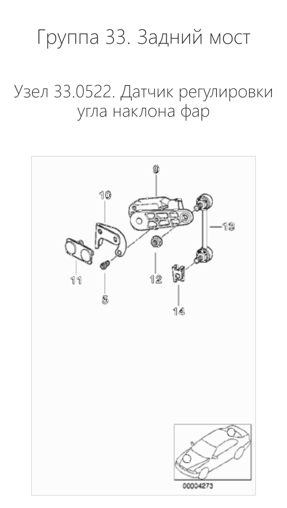 Датчик дорожного просвета (Авто-корректора фар) — BMW 5 series (E39), 2,5  л, 2000 года | визит на сервис | DRIVE2