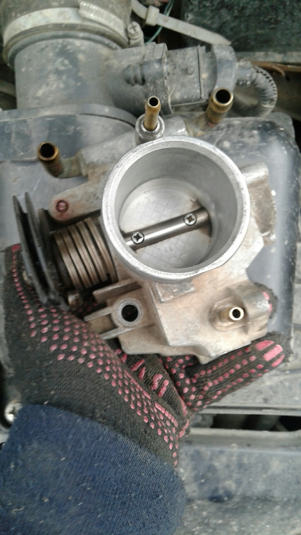 Плавают обороты, замена датчиков — Lada Калина седан, 1,6 л, 2007 года ...