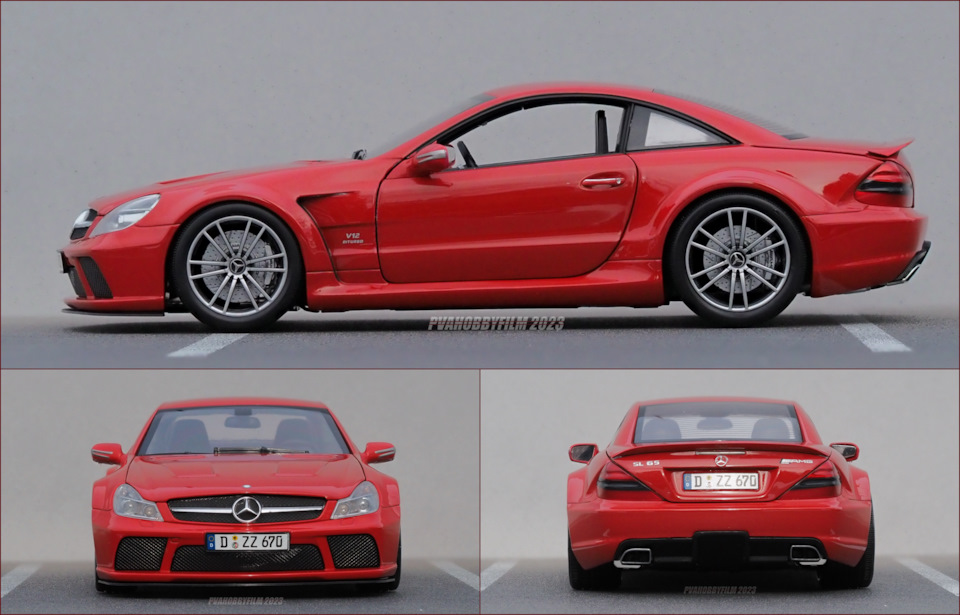Mercedes-Benz SL65 AMG (R230 Facelift), 2009 (Minichamps #100 038