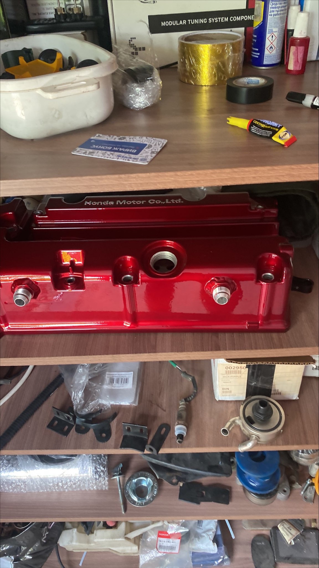 Oil catch can или маслопомойка — Honda Civic Type R (3G), 2 л, 2008