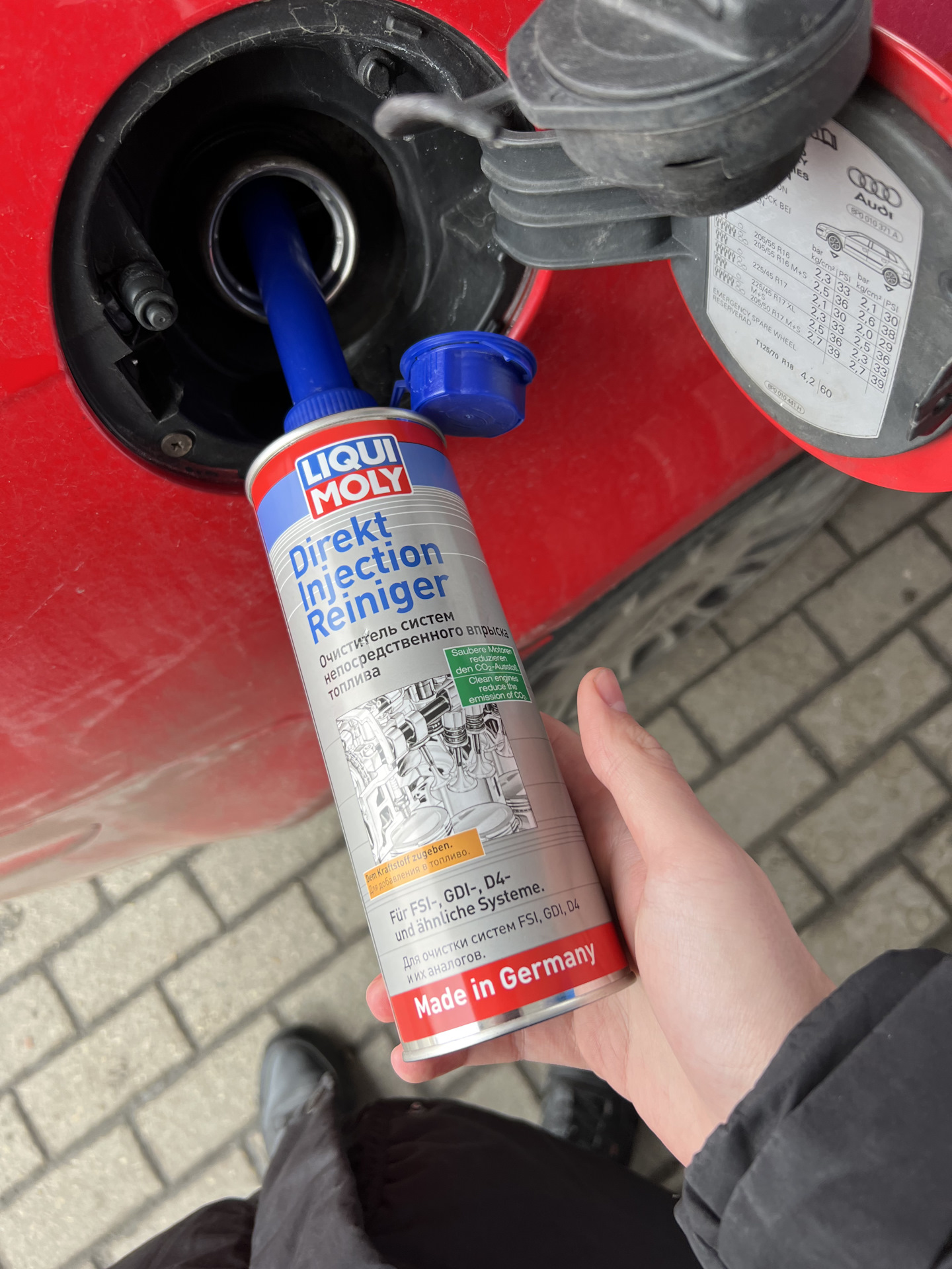 Промывка топливной системы LIQUI MOLY — выводы — Audi A3 (8P), 2 л ...