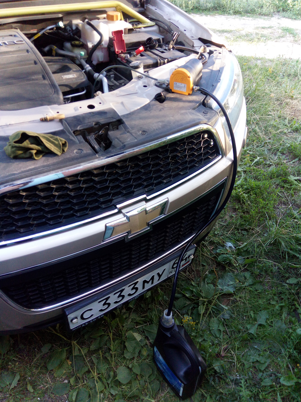 Экспресс замена масла в ДВС — Chevrolet Captiva (1G), 2,4 л, 2012 года ...