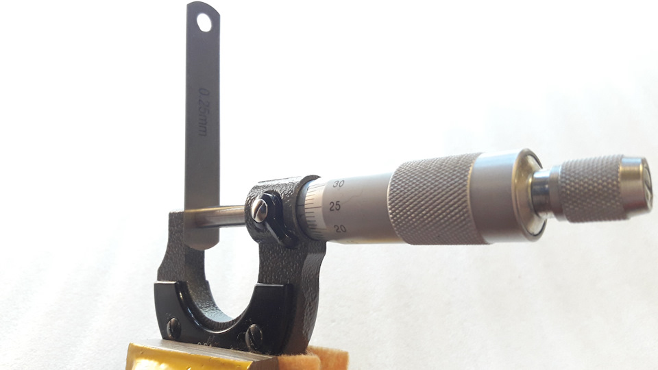 Номинал: 0.25мм. По микрометру: 0.26мм. — Lada Гранта Лифтбек (1G)