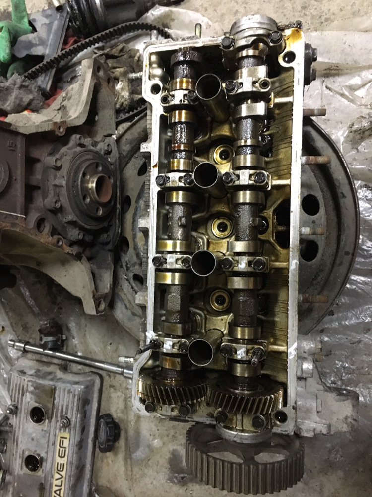 Неудачный лонжерон… вытягивание кузова и разбор двигателя — Toyota ...