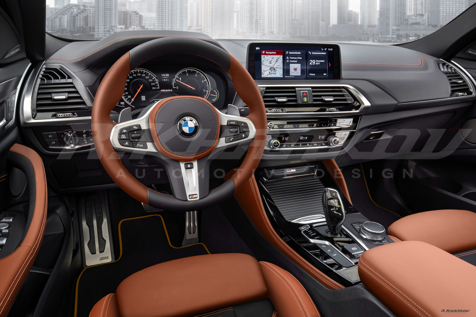 BMW x4 2022 салон