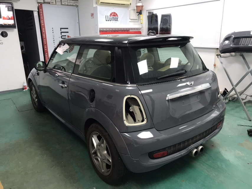 обклейка в Grey Nardo Mini Cooper S 16 л 2007 года на Drive2