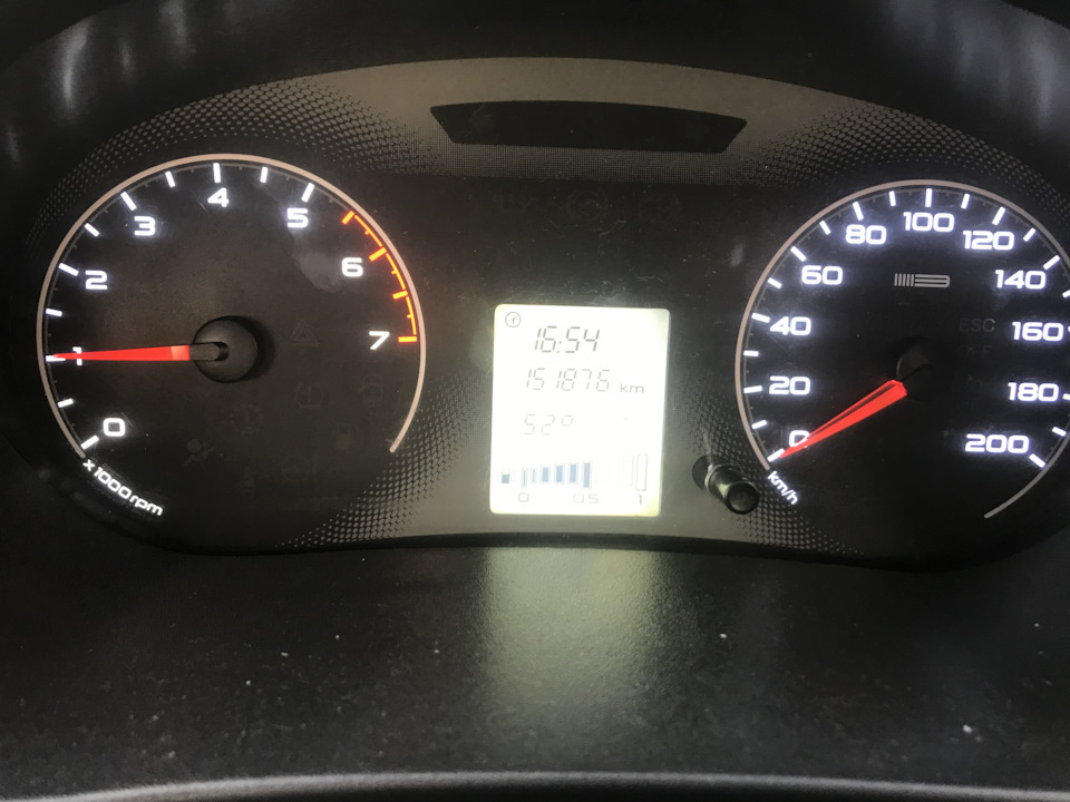 Пересвет приборки гранта — Lada Гранта, 1,6 л, 2018 года | просто так ...