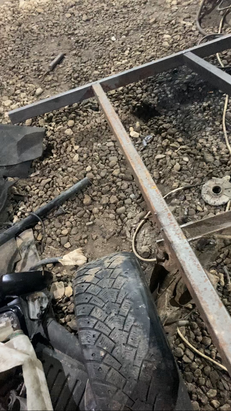 Самодельный прицеп начало — УАЗ 31519, 2,5 л., 1994 года | своими ...