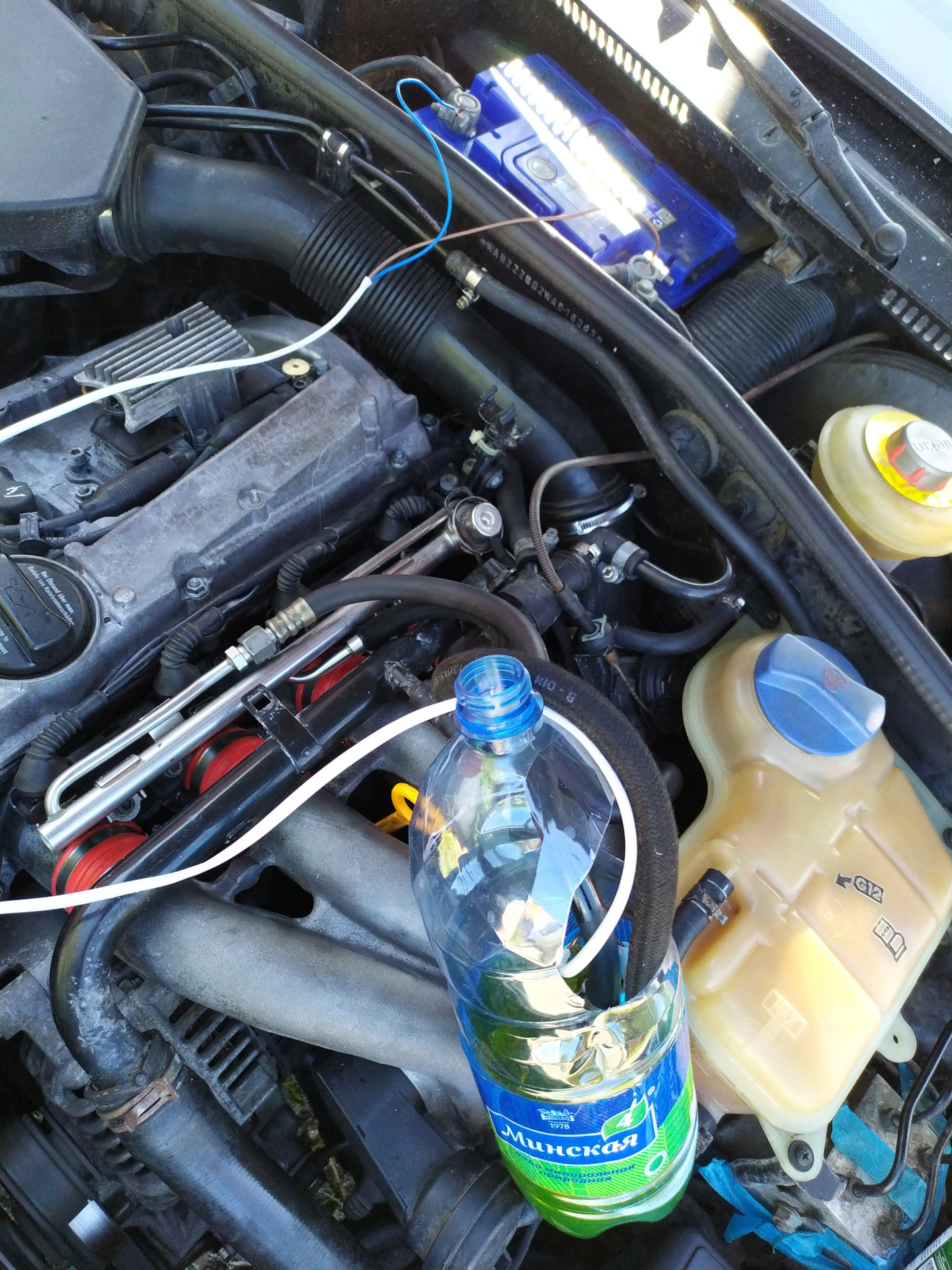 Промывка форсунок самостоятельно — Audi A4 Avant (B5), 1,8 л., 1997 ...