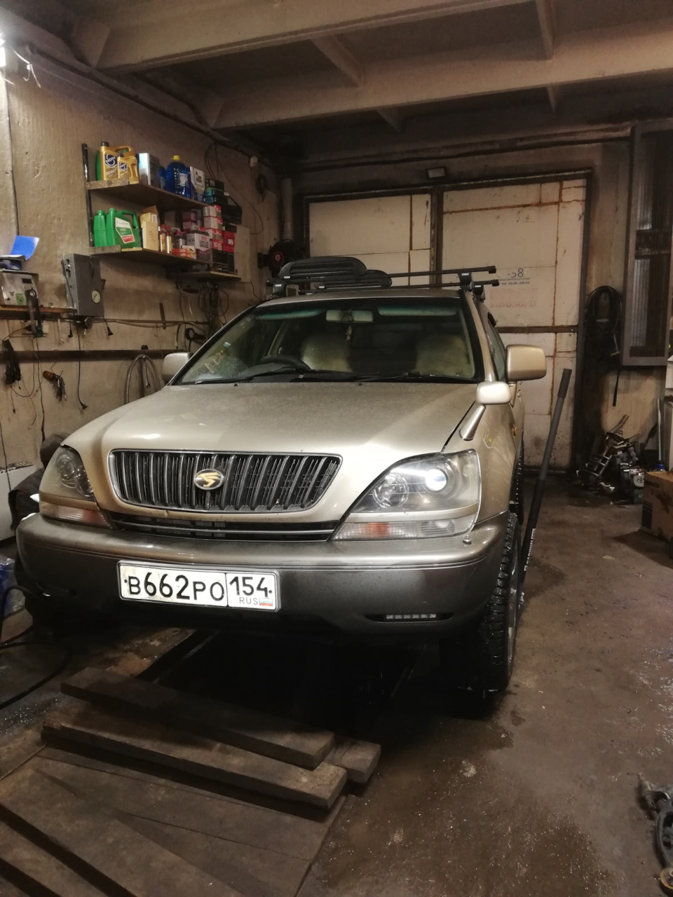 Рычаги и шаровые — Toyota Harrier (1G), 3 л, 1999 года | плановое ТО |  DRIVE2